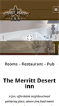 Mobile Screenshot of merrittdesertinn.com